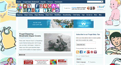 Desktop Screenshot of myfrugalbabytips.com